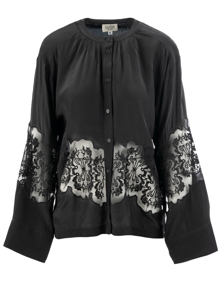 Close to my heart Isabel blouse Blouse Black