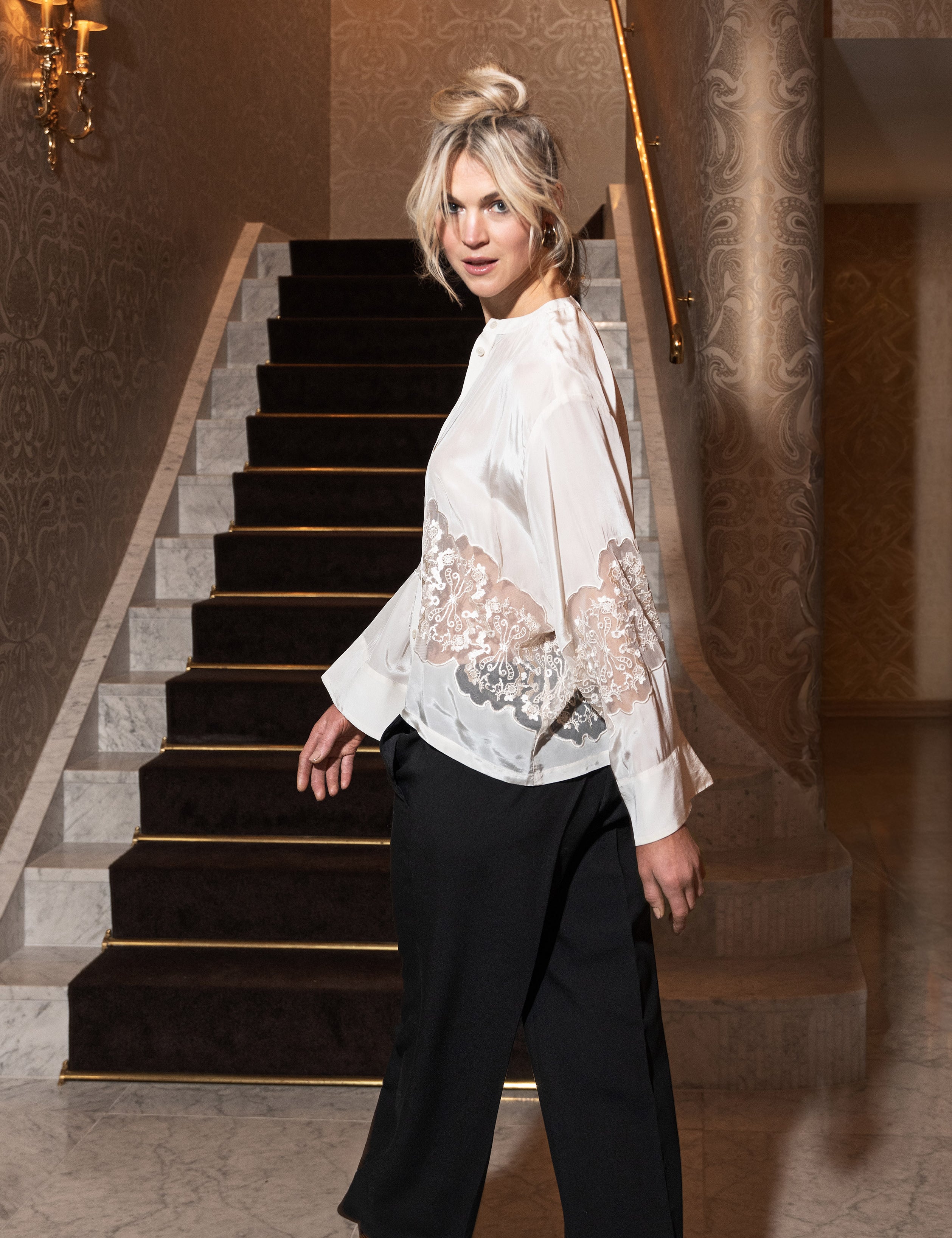 Close to my heart Isabel blouse Blouse Cream
