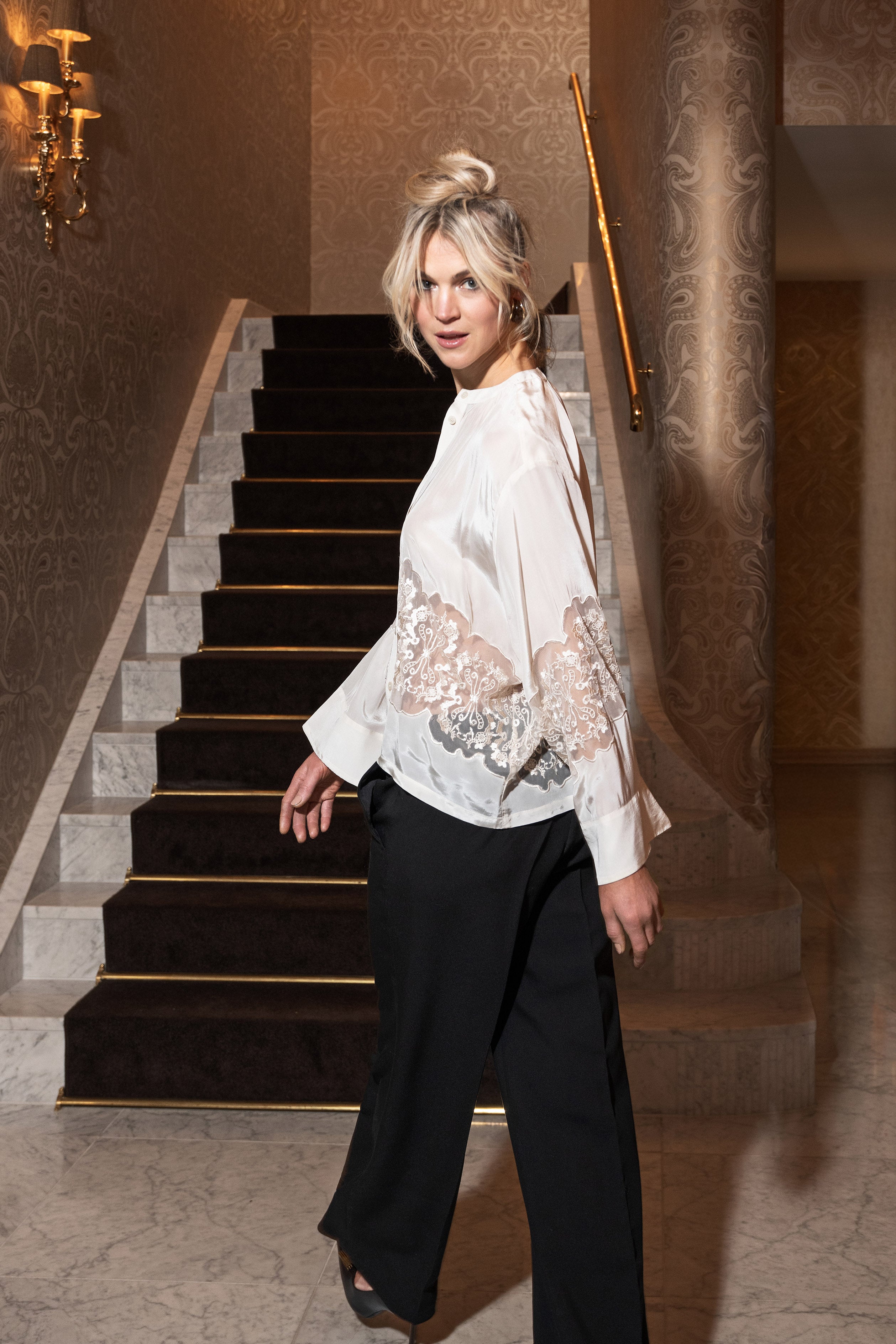 Close to my heart Isabel blouse Blouse Cream