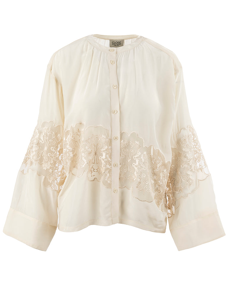 Close to my heart Isabel blouse Blouse Cream