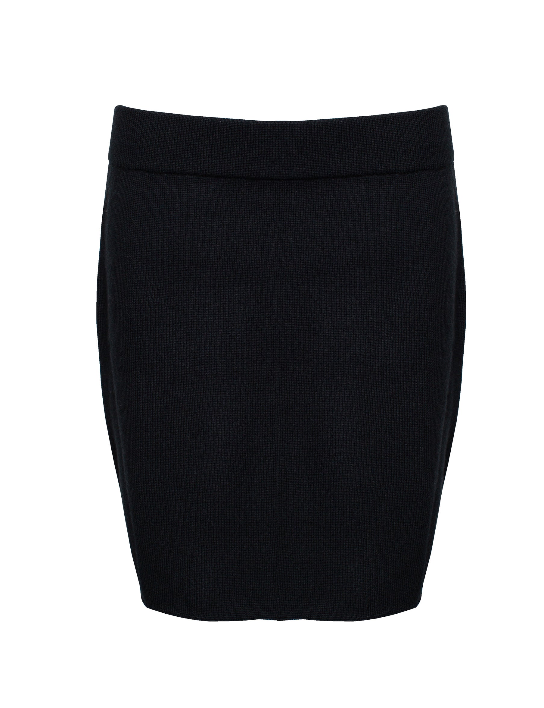 Close to my heart Jonah merino skirt Skirt knitted Black