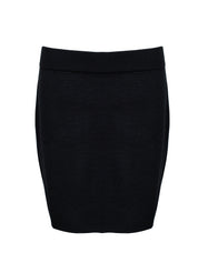 Close to my heart Jonah merino skirt Skirt knitted Black
