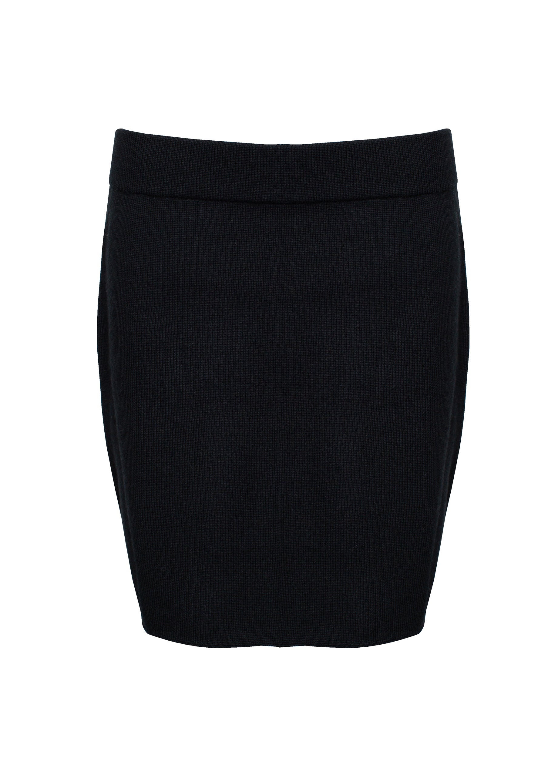 Close to my heart Jonah merino skirt Skirt knitted Black