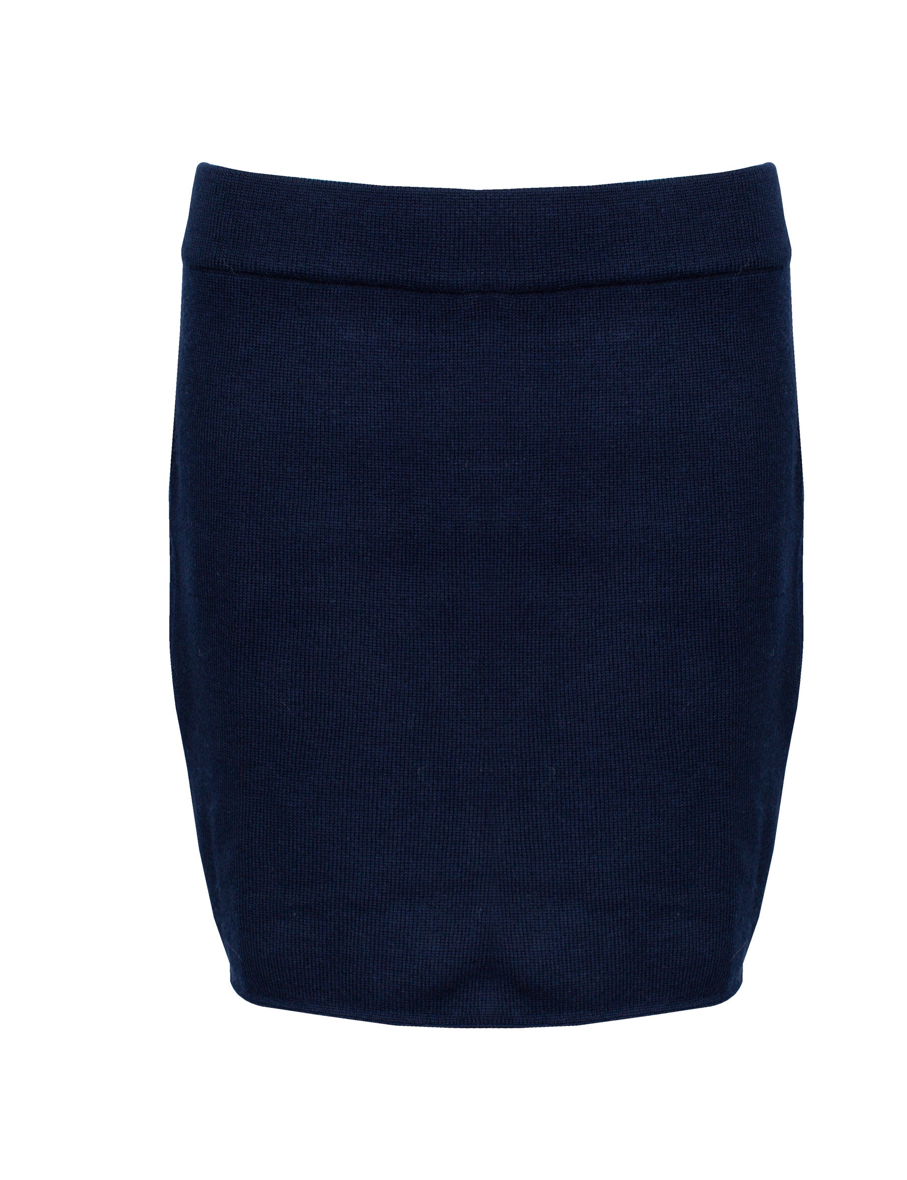 Close to my heart Jonah merino skirt Skirt knitted Navy