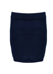 Close to my heart Jonah merino skirt Skirt knitted Navy
