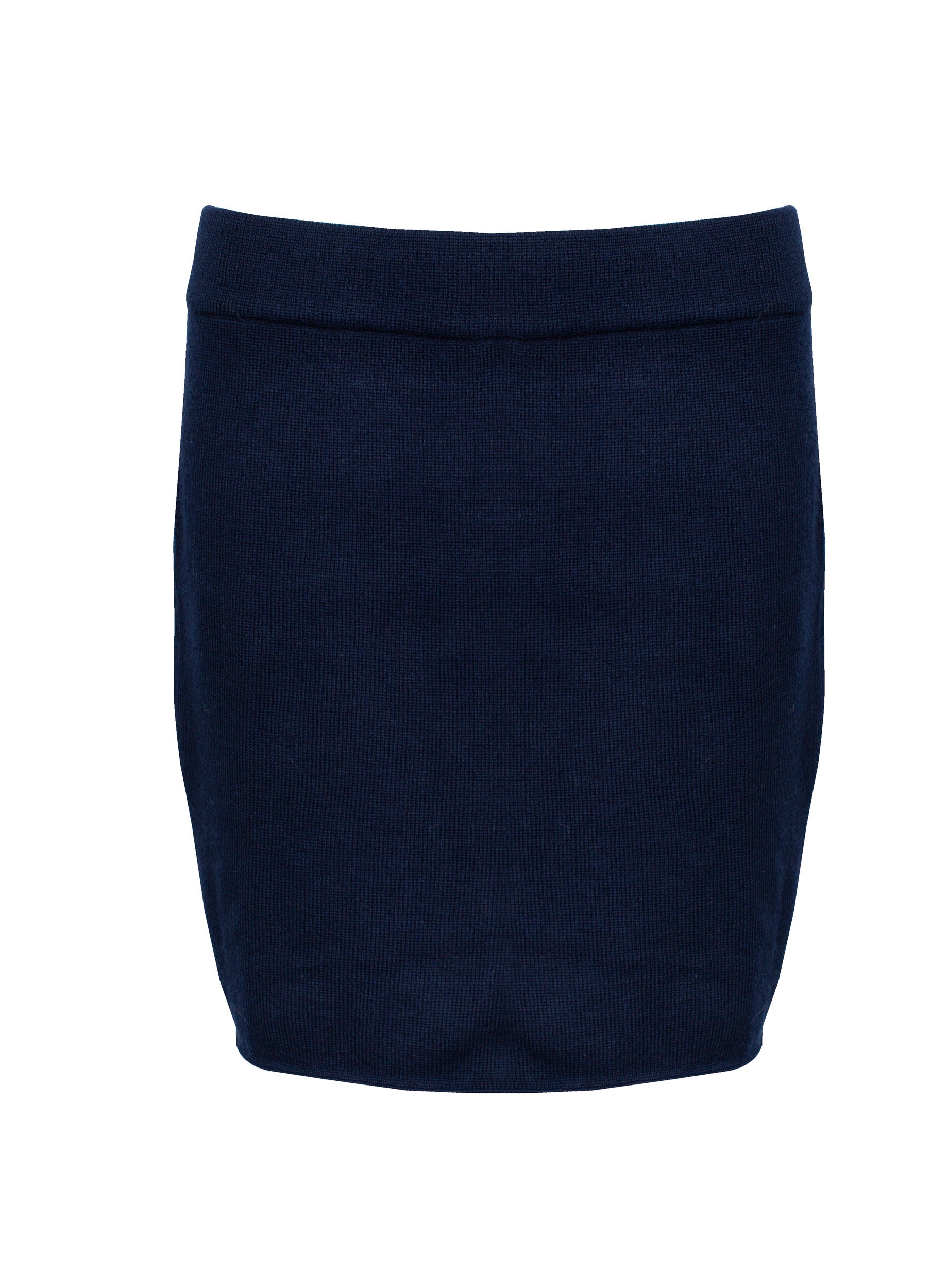 Close to my heart Jonah merino skirt Skirt knitted Navy