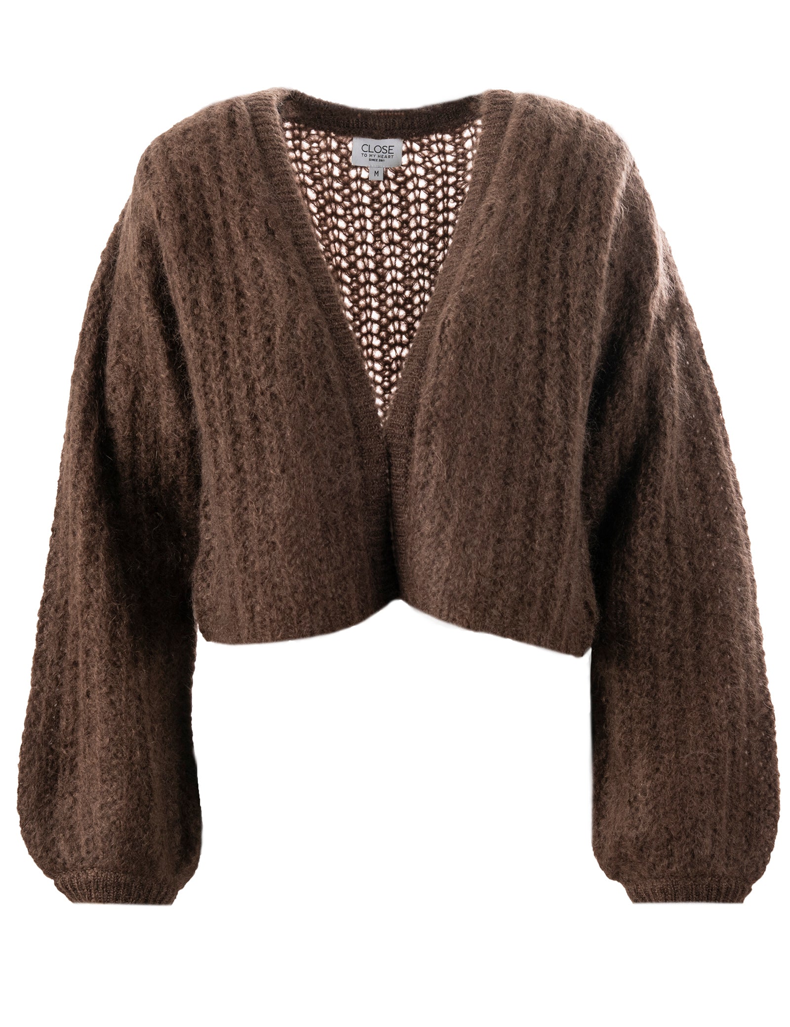 Close to my heart Julia kid mohair cardigan Cardigan Cocoa