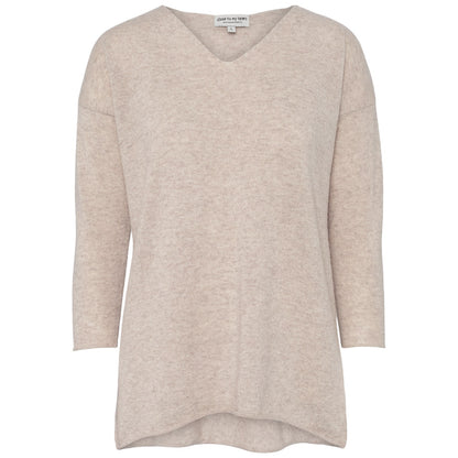 Close to my heart Julie cashmere sweater Sweater knitted Natural