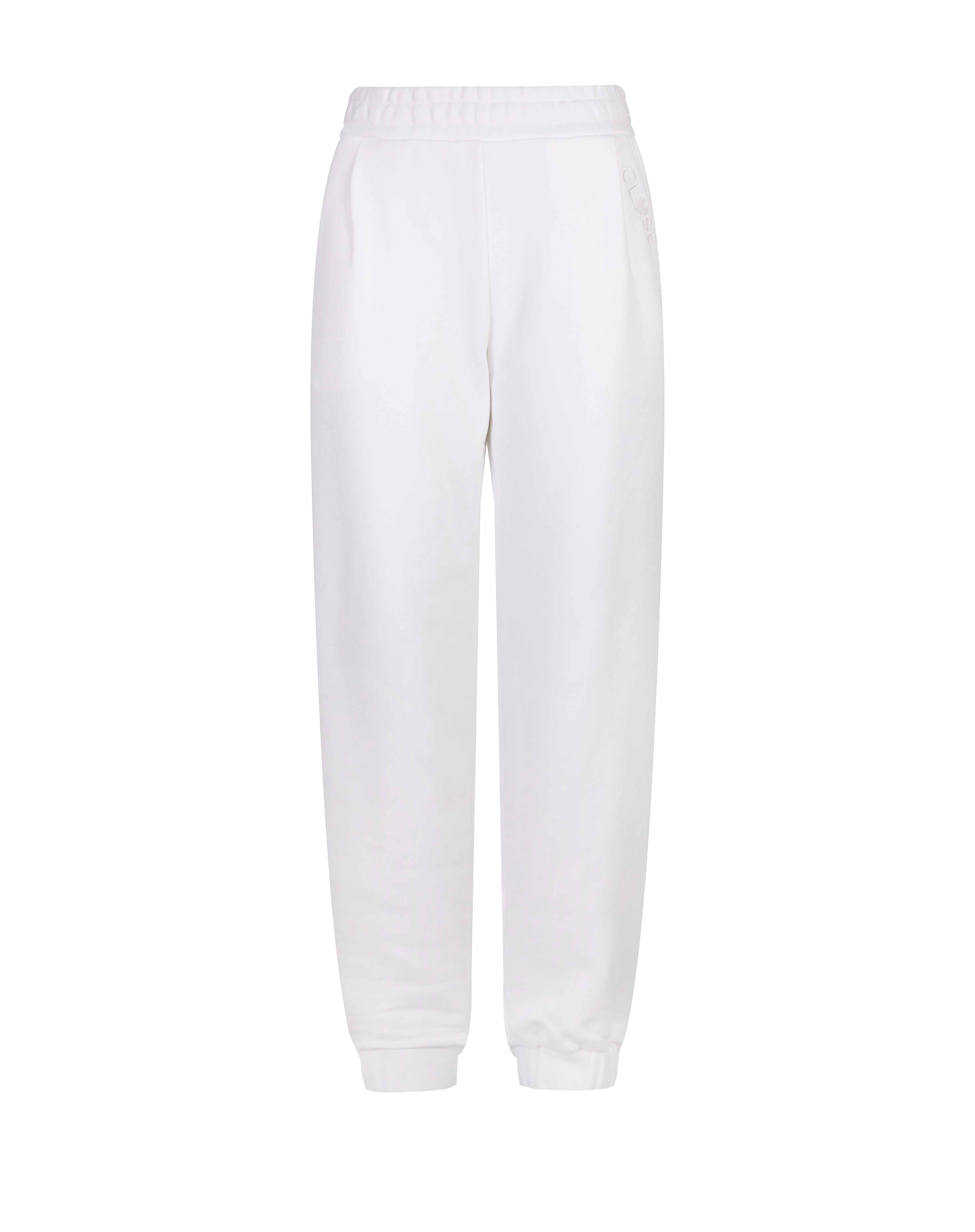 Close to my heart Kit sweatpants dame i bomull pants jersey White