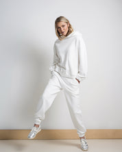 Close to my heart Kit sweatpants dame i bomull pants jersey White