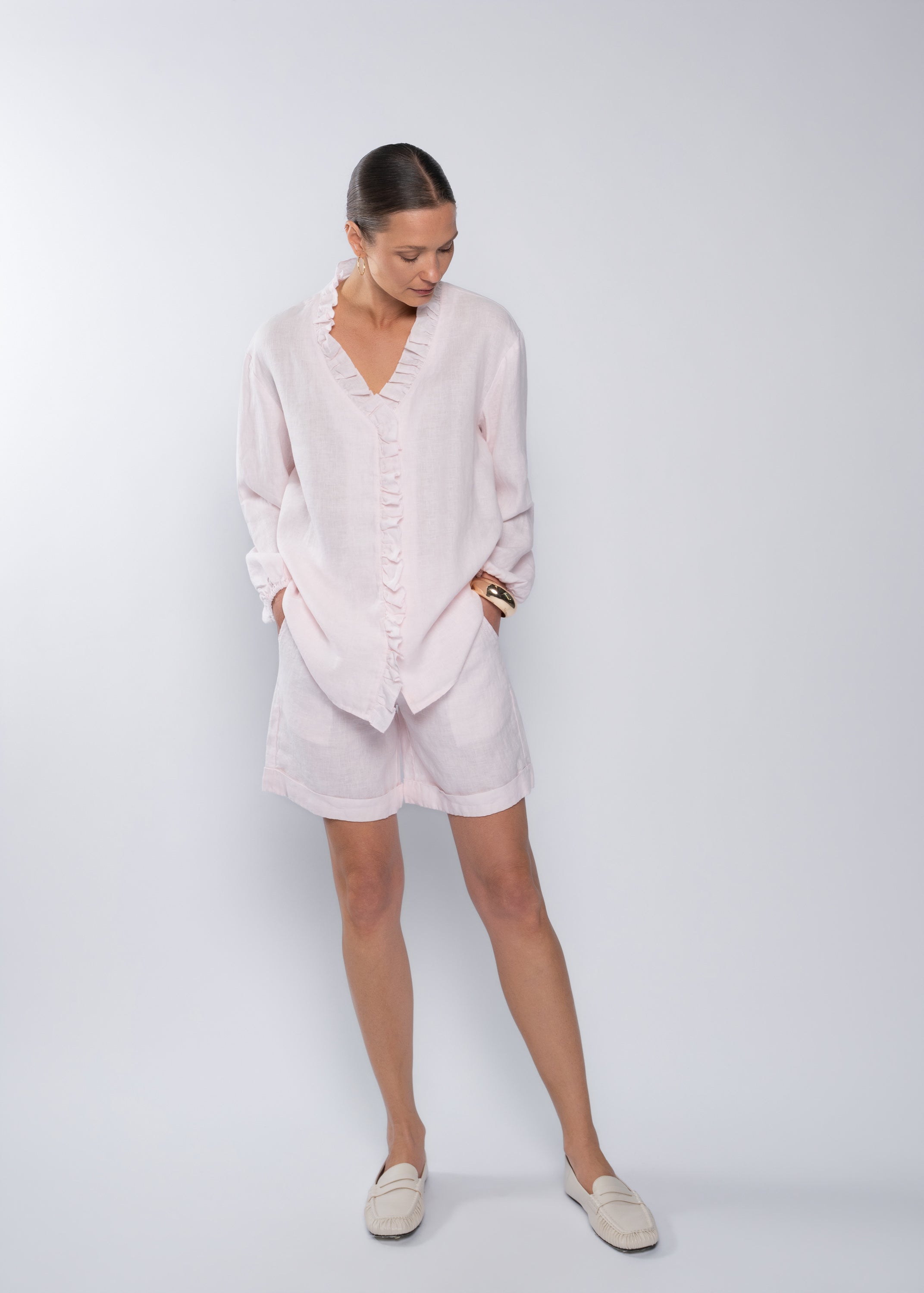 Close to my heart Lacy lin shorts Shorts woven