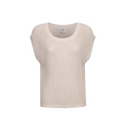 Close to my heart Lane bomull lin genser Sweater S/S Sand