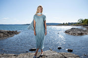 Close to my heart Lane bomull lin genser Sweater S/S Tourmaline