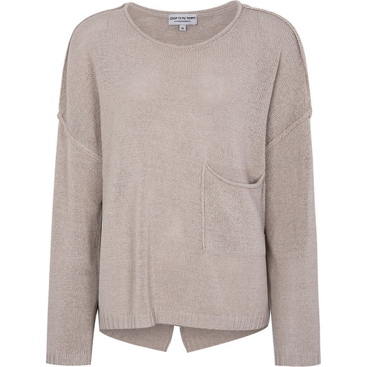 Close to my heart Lark Linen Sweater Sweater knitted Sand