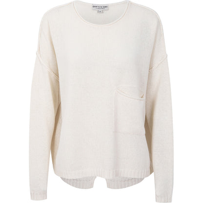 Close to my heart Lark Sweater Sweater knitted Soft White
