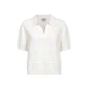 Close to my heart Laura bomull lin genser Sweater S/S Soft White