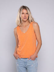 Close to my heart Laurie bomull topp Tank top Fresh Orange