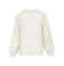 Close to my heart Lea kid mohair genser Sweater knitted Cream