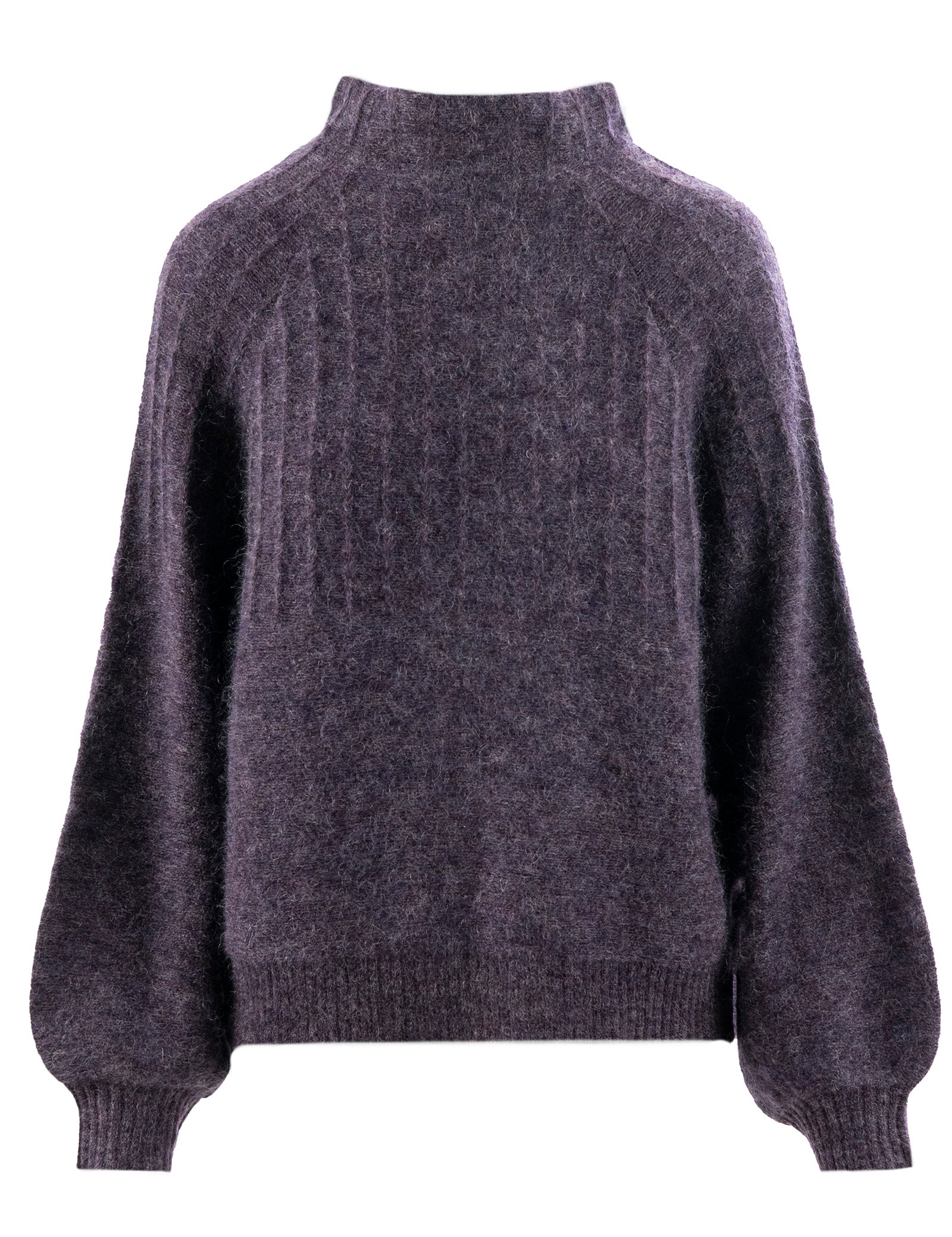 Close to my heart Lea kid mohair genser Sweater knitted Deep Plum