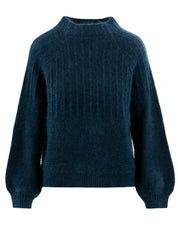 Close to my heart Lea kid mohair genser Sweater knitted Midnight Blue