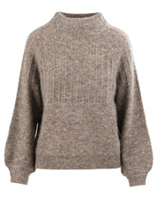 Close to my heart Lea kid mohair genser Sweater knitted Sepia
