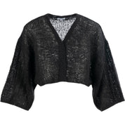 Close to my heart Leela mohair bolero jakke Cardigan Black