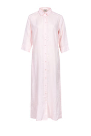 Close to my heart Leila midi lin kjole Dress woven Barely Pink