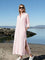 Close to my heart Leila midi lin kjole Dress woven Barely Pink