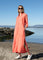 Close to my heart Leila Midi Dress Dress woven Coral