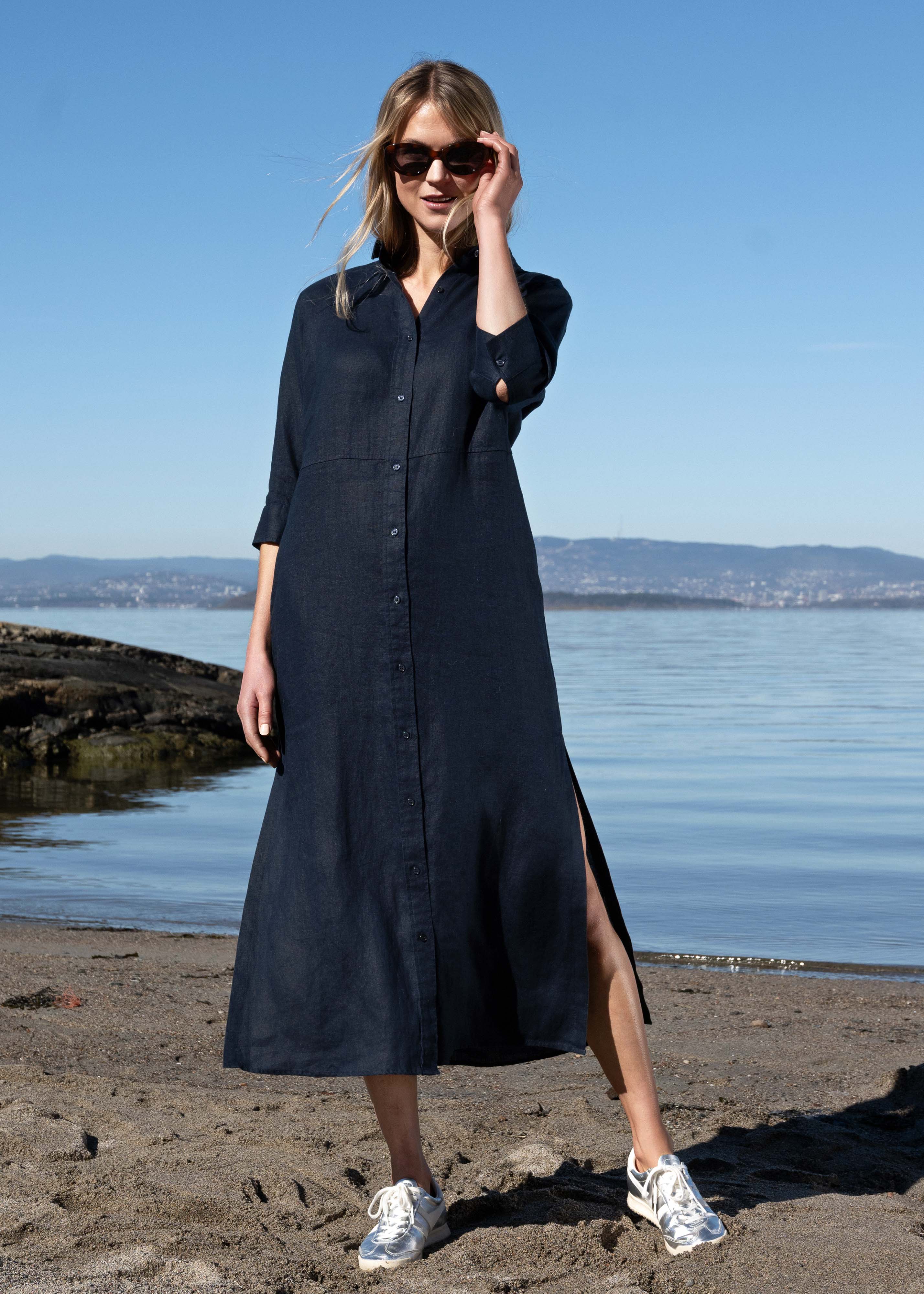 Close to my heart Leila Midi Dress Dress woven Navy