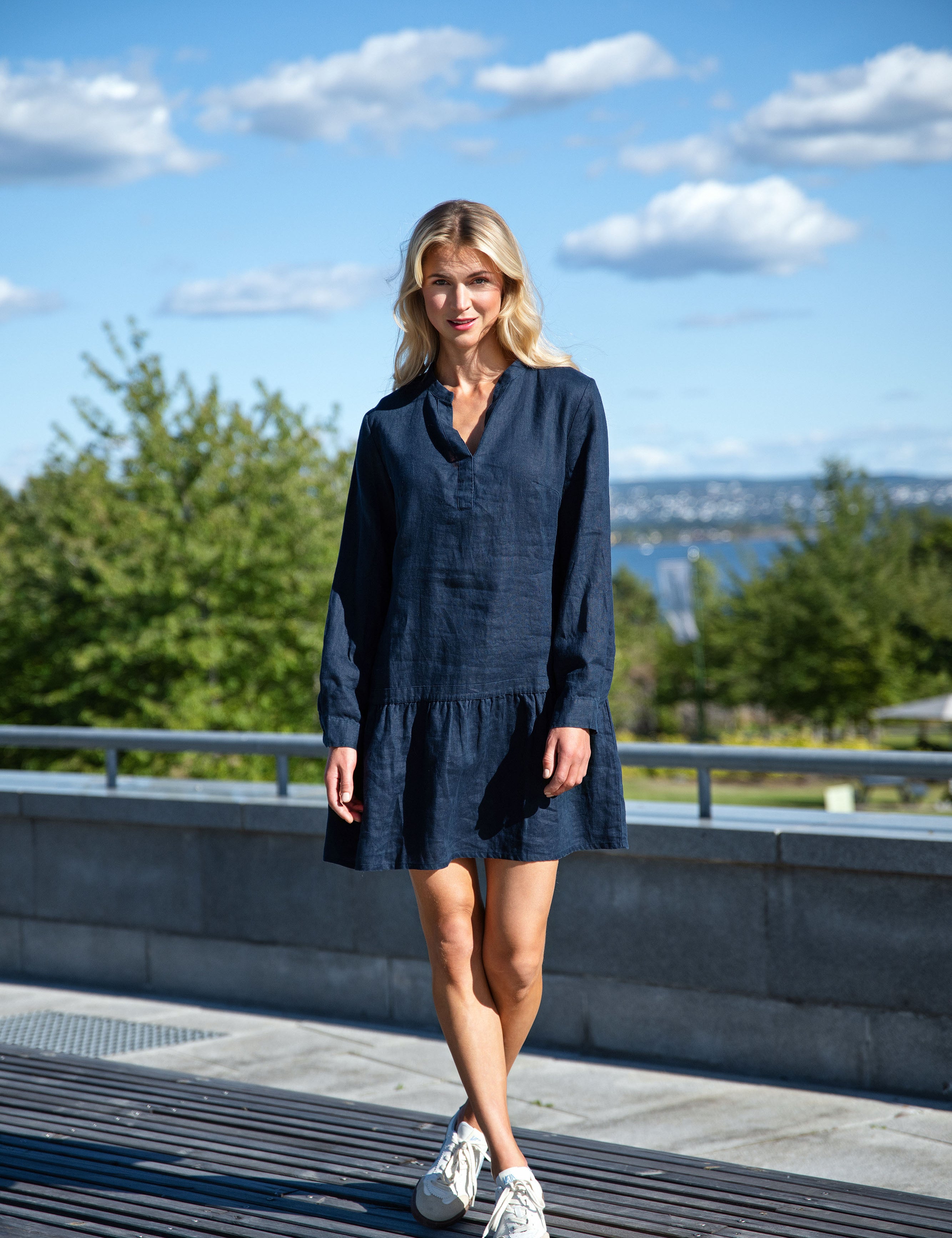 Close to my heart Lia dress Dress woven Navy