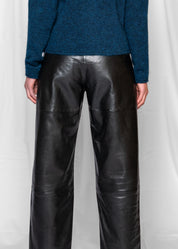 Close to my heart Lilja sheep leather leather pants Black