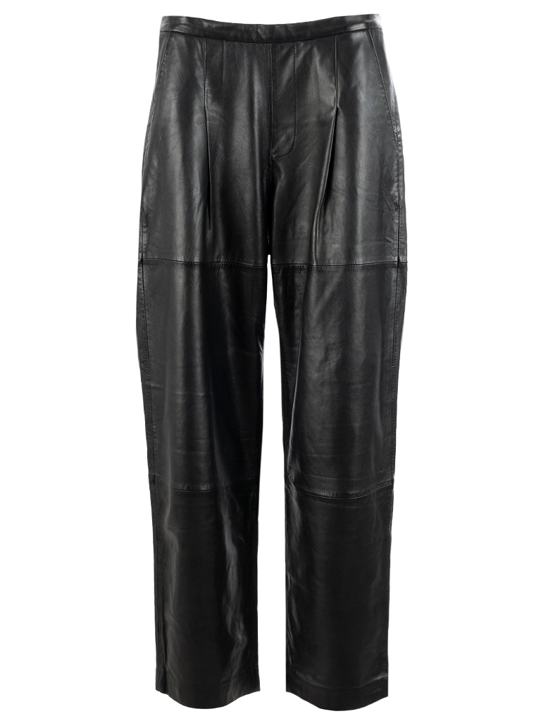 Close to my heart Lilja sheep leather leather pants Black