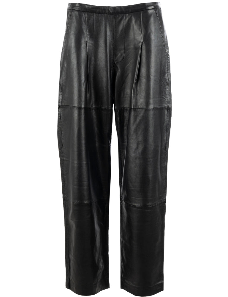 Close to my heart Lilja sheep leather leather pants Black