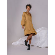 Close to my heart Lois viscose dress Dress woven Cognac