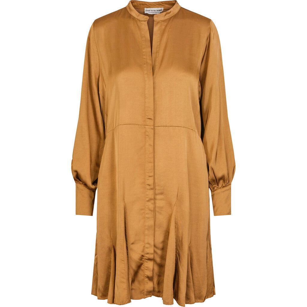 Close to my heart Lois viscose dress Dress woven Cognac