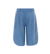 Close to my heart London bermuda linshorts dame Shorts woven Washed Blue