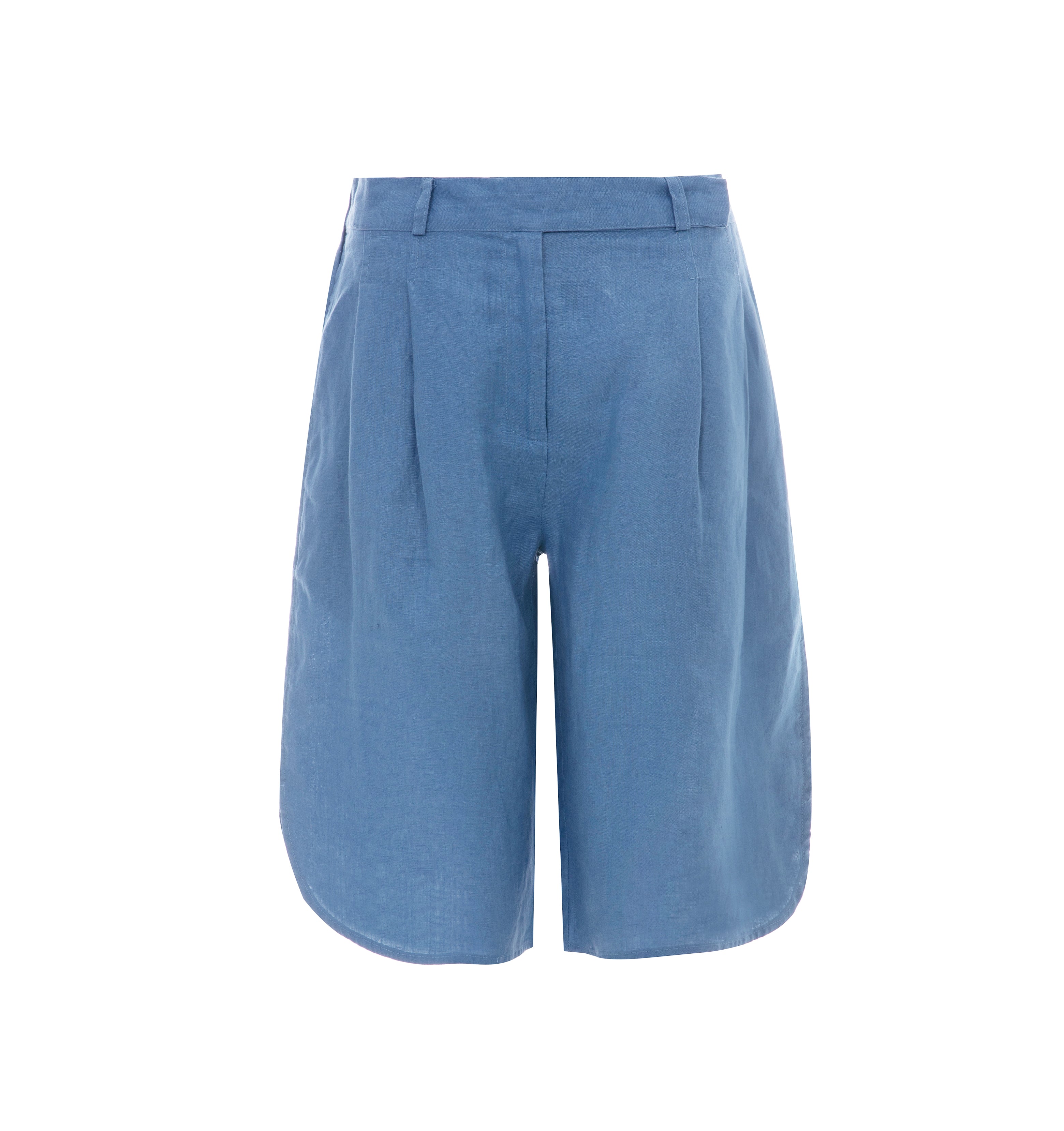 Close to my heart London bermuda linshorts dame Shorts woven Washed Blue