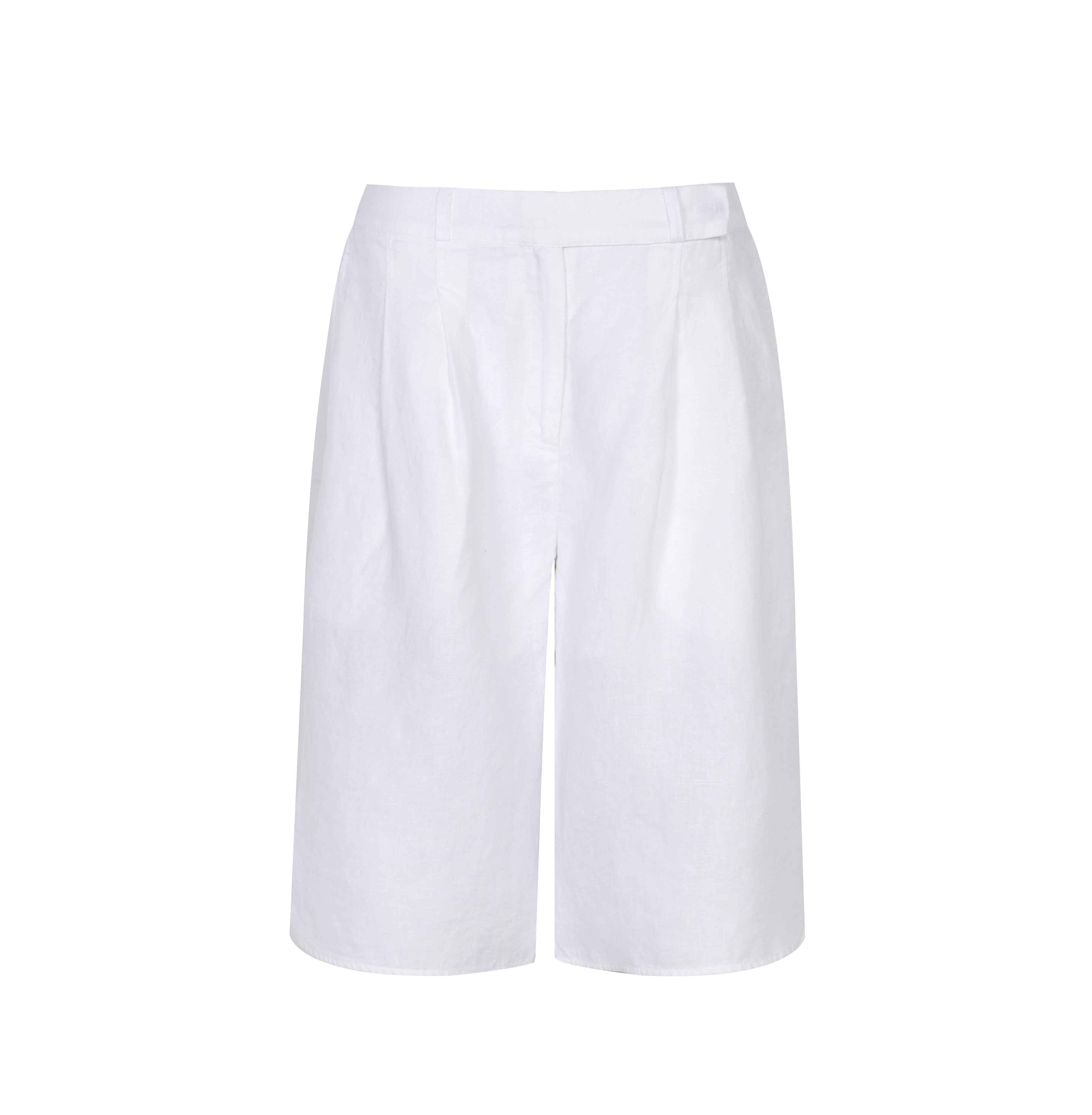 Close to my heart London bermuda linshorts dame Shorts woven White