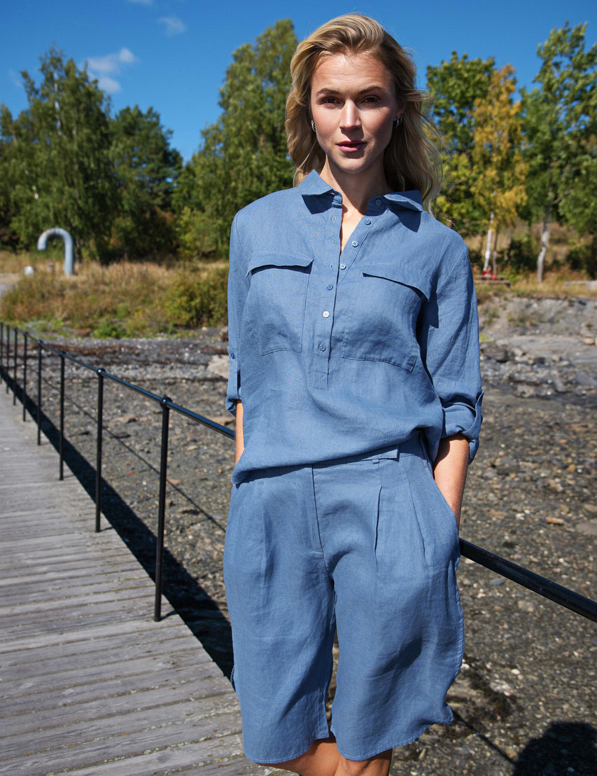 Close to my heart London bermuda shorts Shorts woven Washed Blue