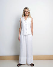 Close to my heart Lou vide linbukser dame Pants woven White