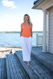 Close to my heart Lou vide linbukser dame Pants woven White