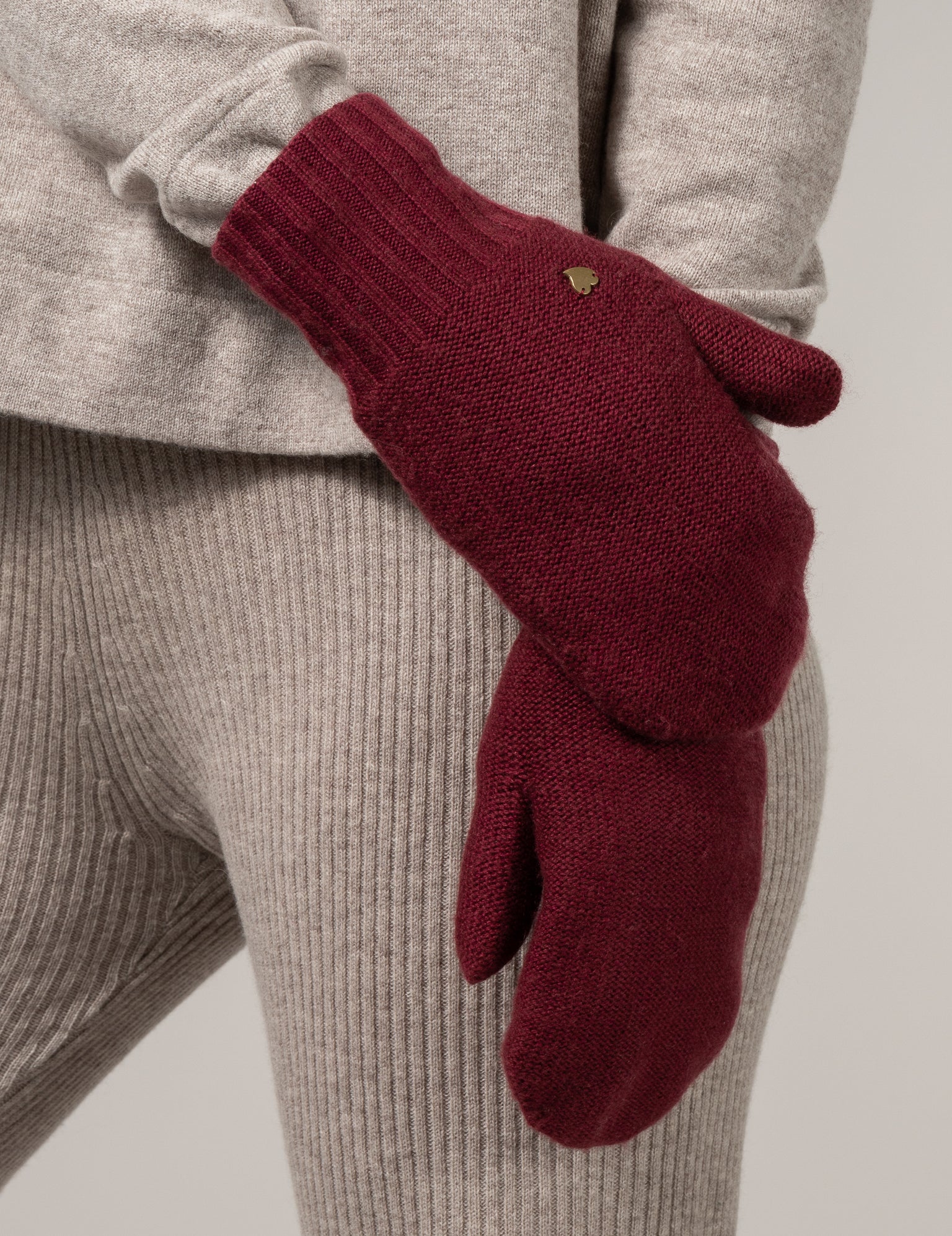Close to my heart Lucas merino cashmere mittens Mittens Barolo