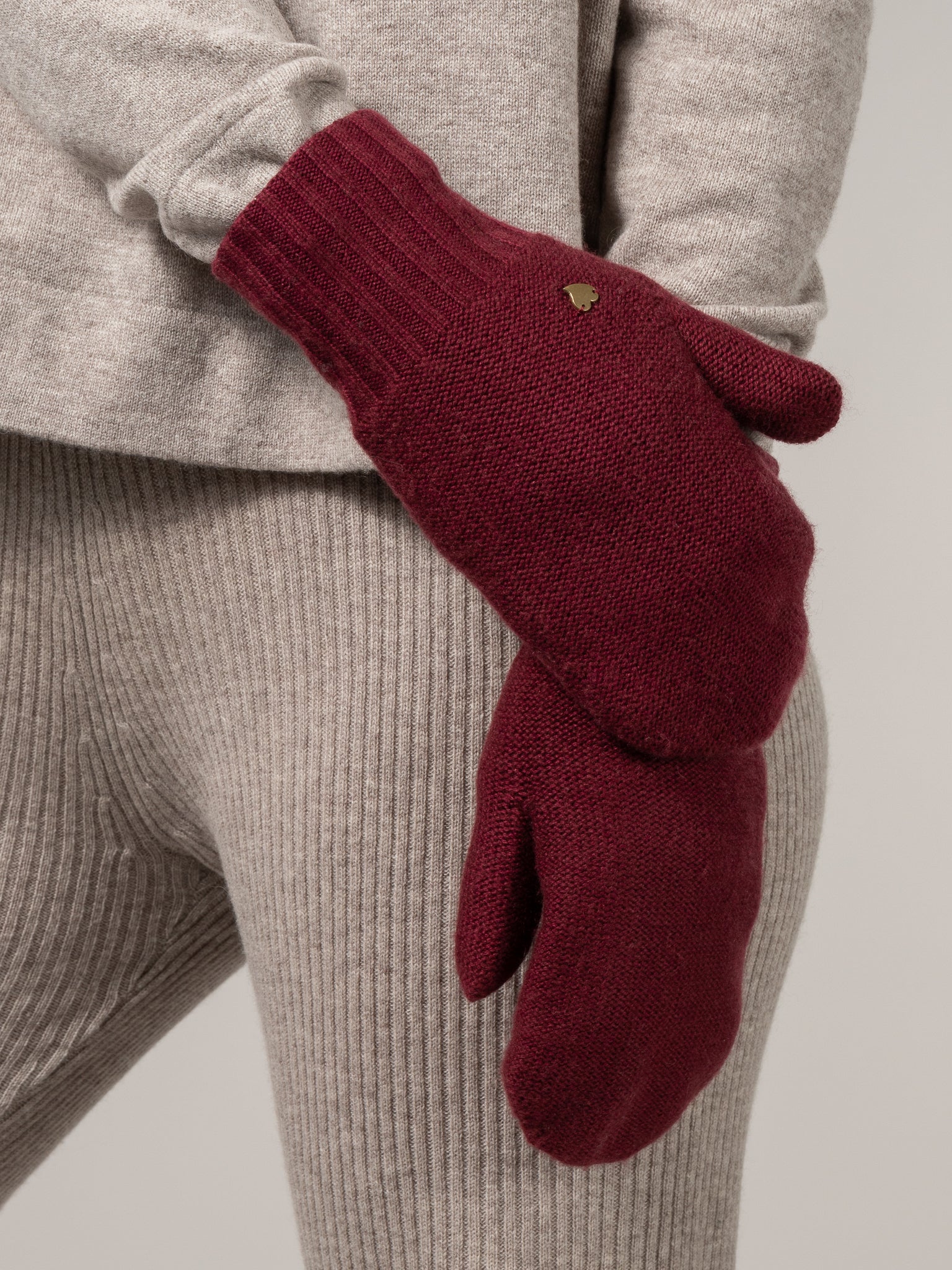 Close to my heart Lucas merino cashmere mittens Mittens Barolo