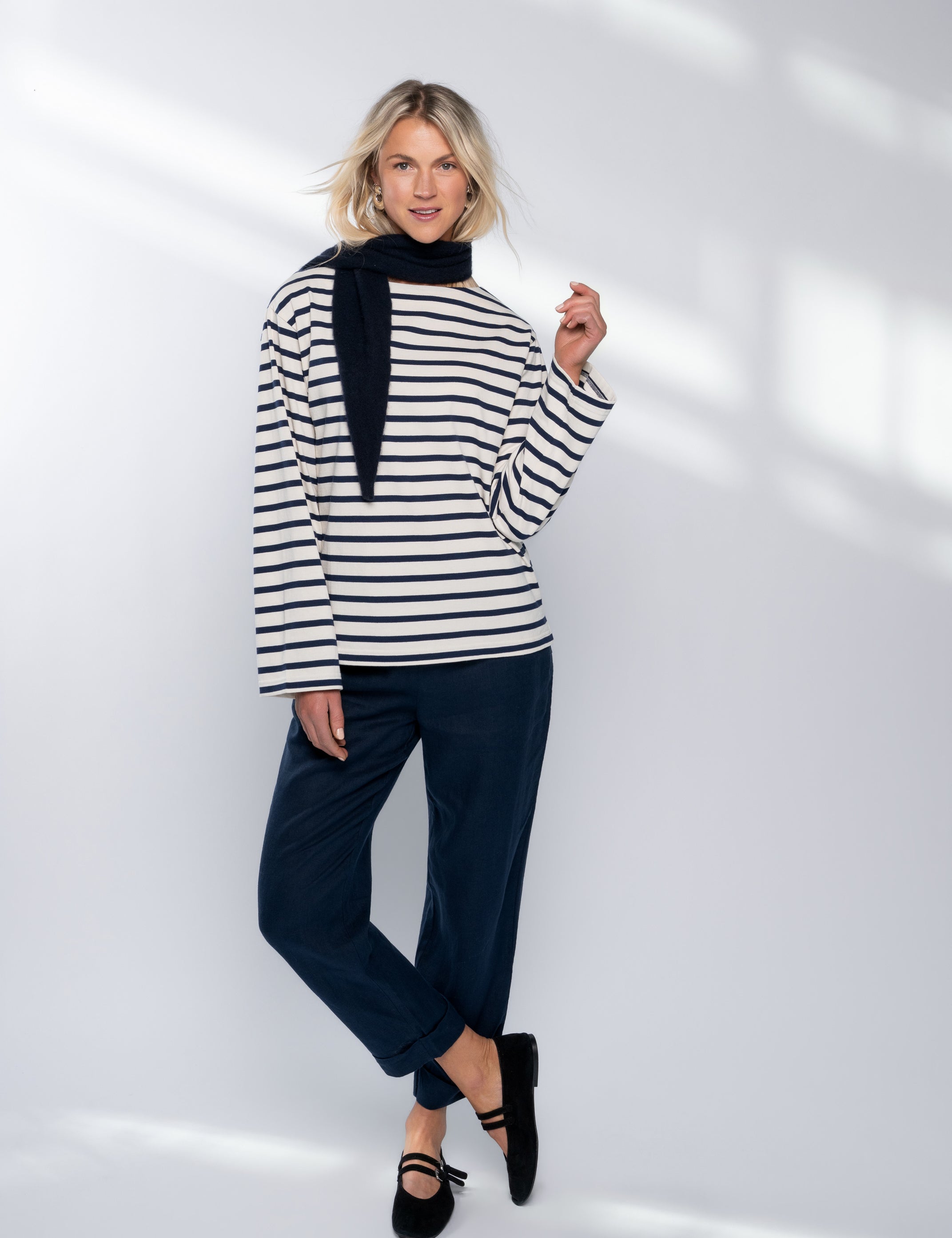 Close to my heart Lucien lin bukse Pants woven Navy