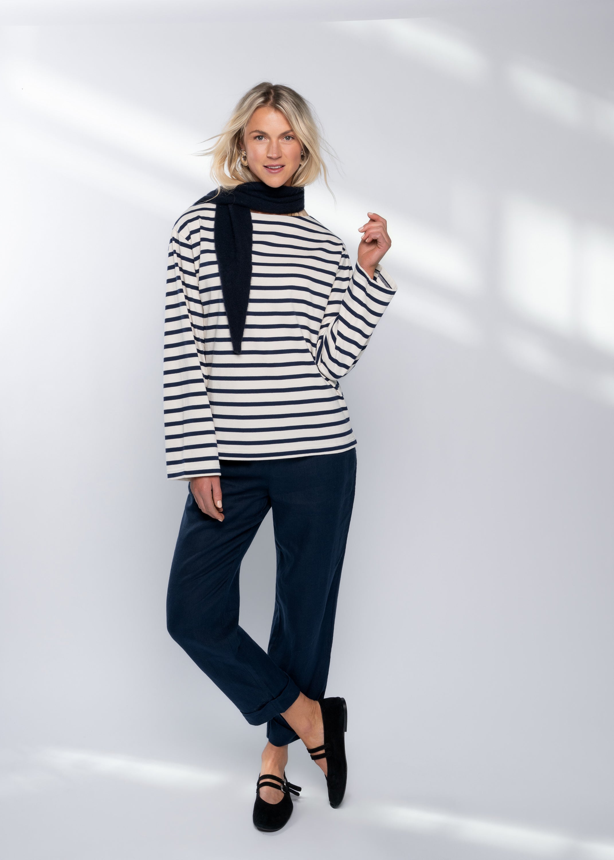 Close to my heart Lucien lin bukse Pants woven Navy