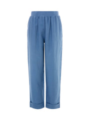 Close to my heart Lucien lin bukse Pants woven Washed Blue