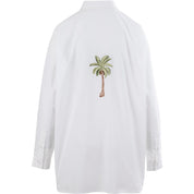 Close to my heart Lucky boyfriend shirt Shirt White