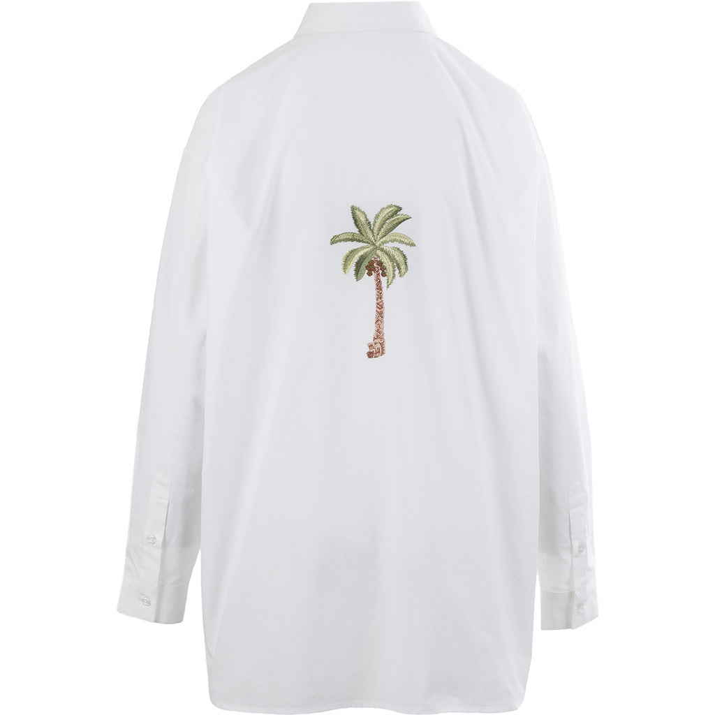 Close to my heart Lucky poplin storskjorte Shirt White