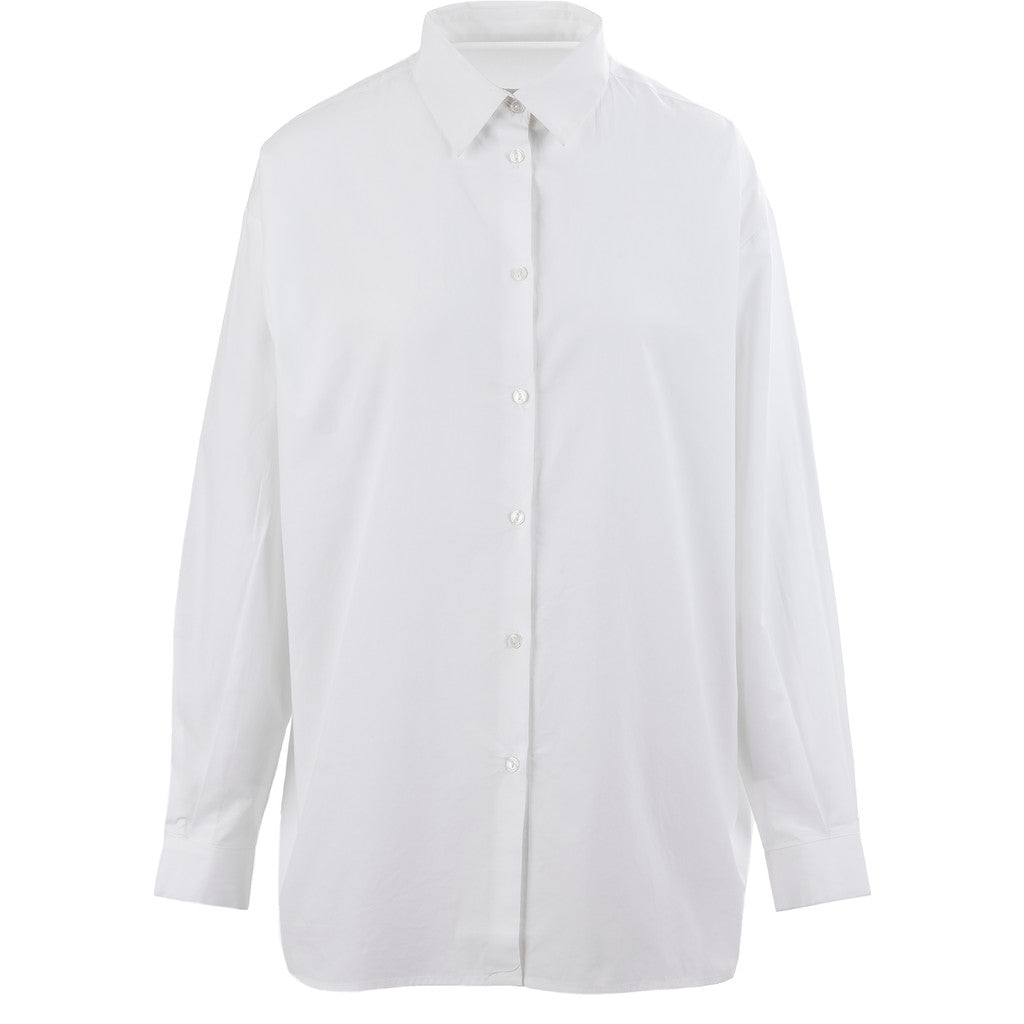 Close to my heart Lucky poplin storskjorte Shirt White